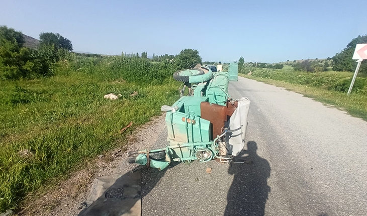 Beyşehir'de Üç tekerlekli motosiklet devrildi: 1 ölü
