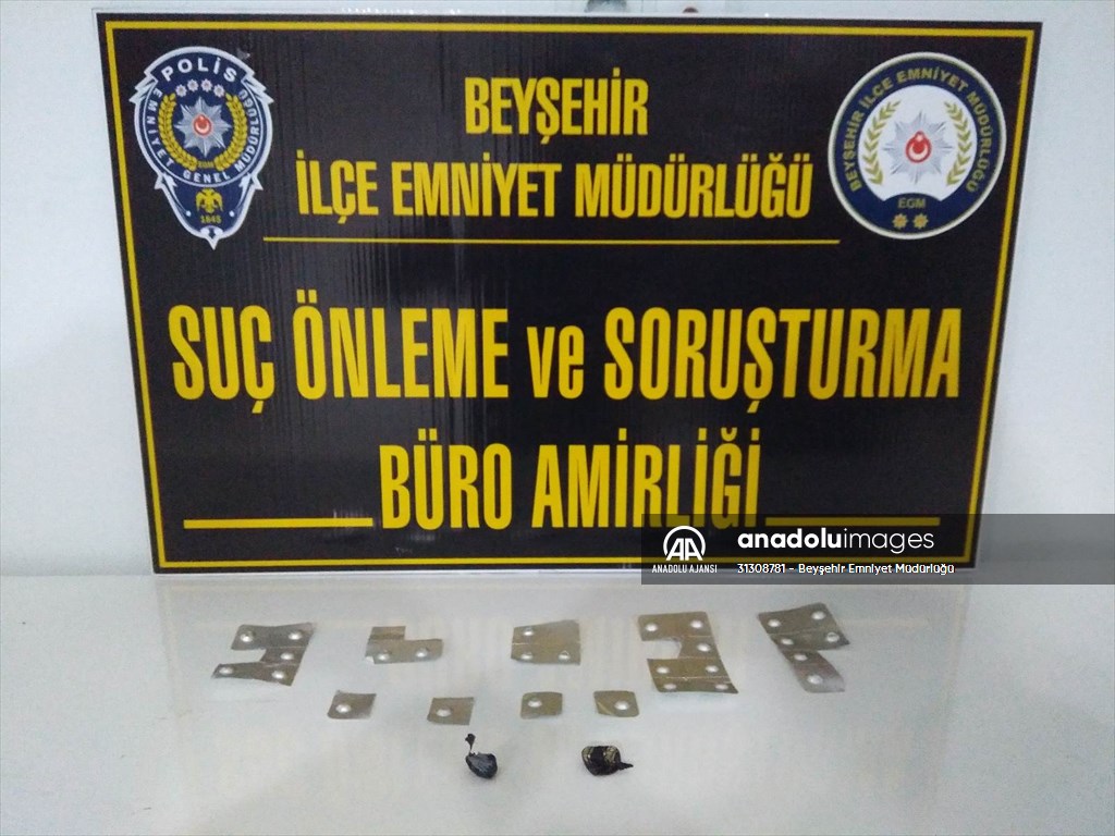 Beyşehir'de üzerinde uyuşturucu ele geçirilen şüpheli tutuklandı