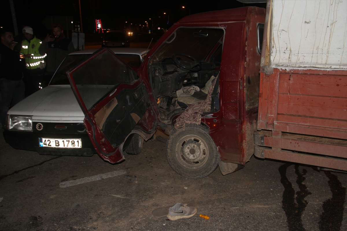 Beyşehir'deki trafik kazasında 3 kişi yaralandı