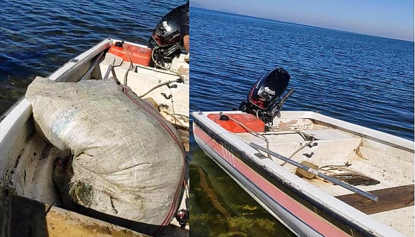  Beyşehir Gölü'nde yasak olan ada açıklarında ağ atan avcıya 21 bin lira ceza uygulandı