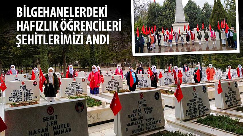 Bilgehanelerdeki Hafızlık Öğrencileri Şehitlerimizi Andı