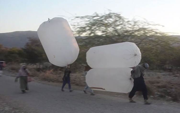 Böylesi görülmedi! Doğal gazı poşetle taşıyorlar