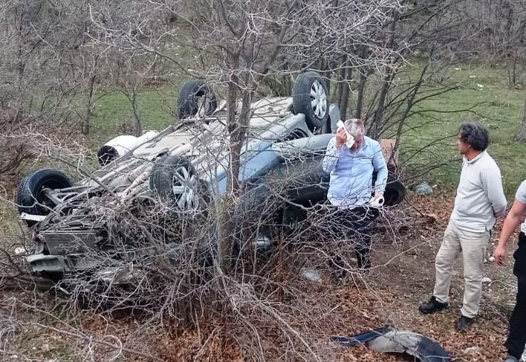 Bozkır Antalya yolundaki trafik kazasında 4kişi yaralandı