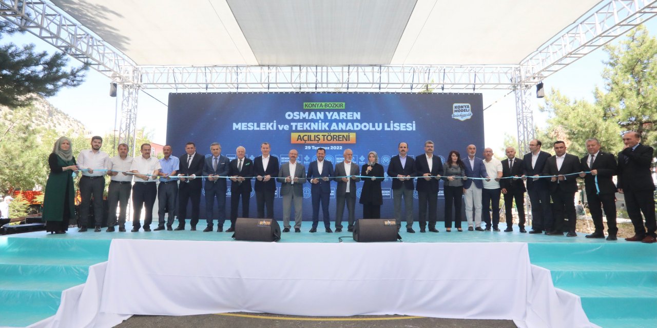 Bozkır'da açılış günü