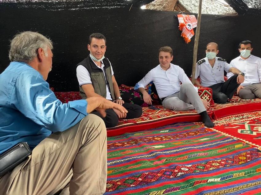 Bozkır Kaymakamı Akın, yörük çadırına misafir oldu
