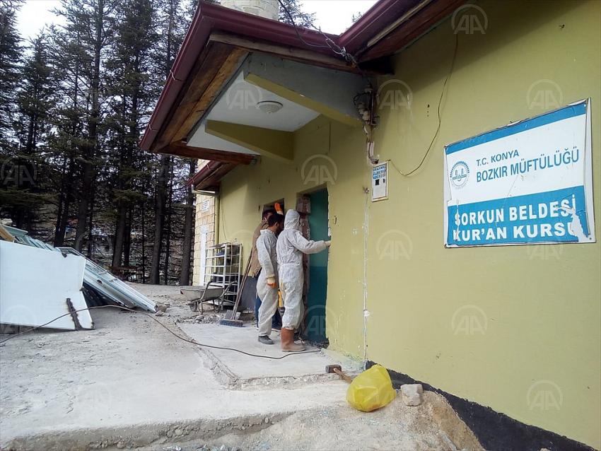 BOZKIRDA Kuran kursu öğrencileri için sosyal tesis yapılıyor