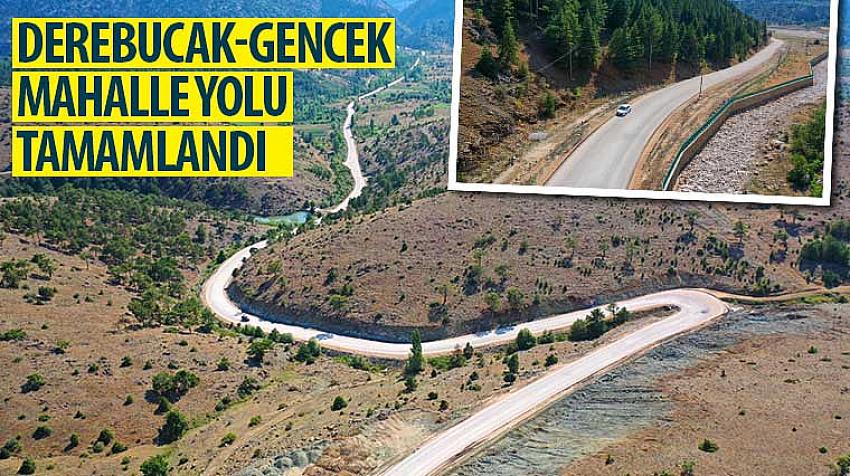 Büyükşehir Derebucak-Gencek Mahalle Yolu Tamamlandı