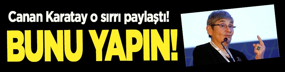 Canan Karatay ısrarla önerdi! Doping etkisi yapacak besin: Dikkat çeken cevap, şaşıracaksınız!