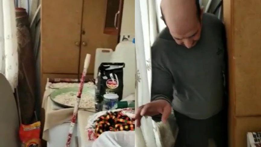 ÇATI DAVASI ŞÜPHELİSİ MUTFAK DOLABININ ARKASINDA YAKALANDI