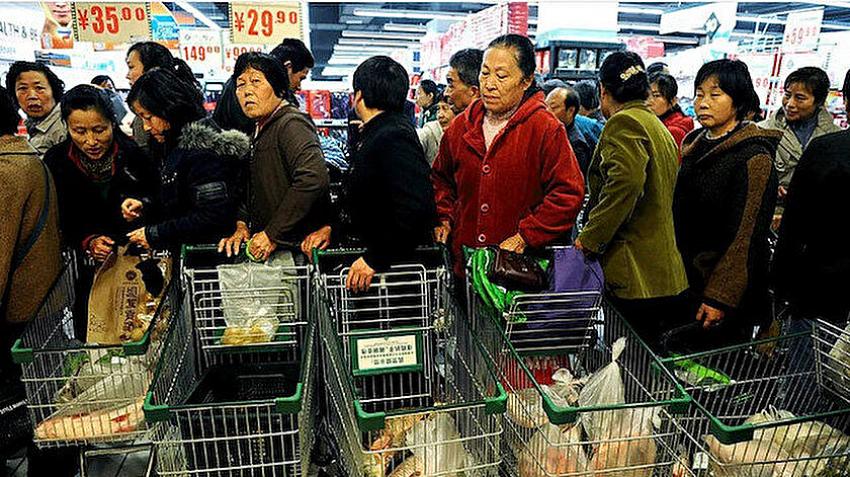 Çin'de hükümet halka yiyecek stoklama çağrısında bulundu: