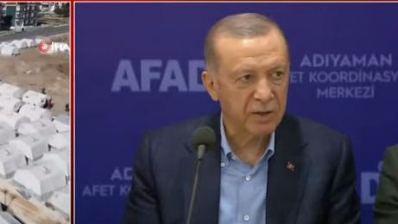 Cumhurbaşkanı Erdoğan: Adıyaman'dan helallik istiyorum