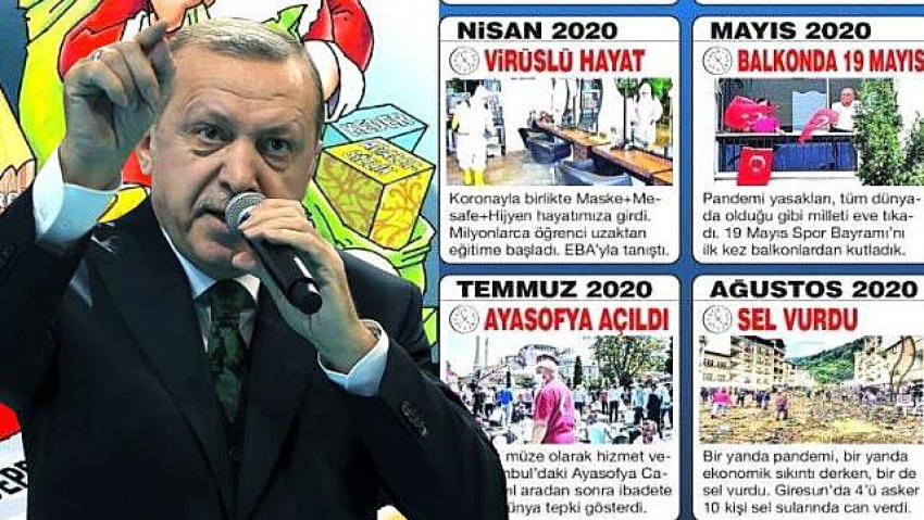 Cumhurbaşkanı Erdoğan'"AYASOFYA 2020'NİN TAÇLI YILDIZIDIR"
