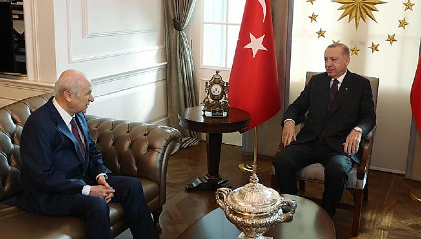 Cumhurbaşkanı Erdoğan, Bahçeli'yle görüştü