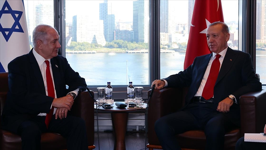 Cumhurbaşkanı Erdoğan, İsrail Başbakanı Netanyahu'yu kabul etti