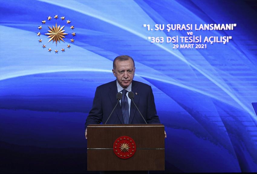Cumhurbaşkanı Erdoğan: Su kanunu hazırlıyoruz