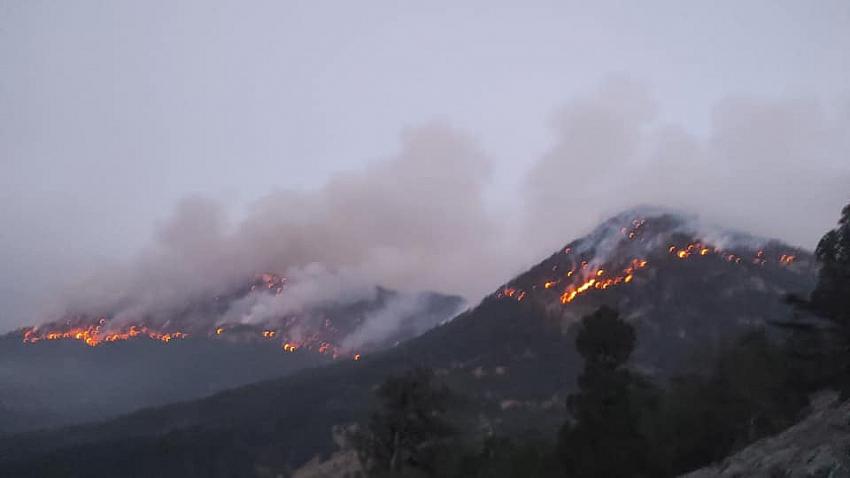 DEMİRKAPI BÖLGESİNDEKİ SÖNDÜRME ÇALIŞMALARINA  KONYA BÜYÜKŞEHİR İTFAİYESİ DE DESTEK VERİYOR