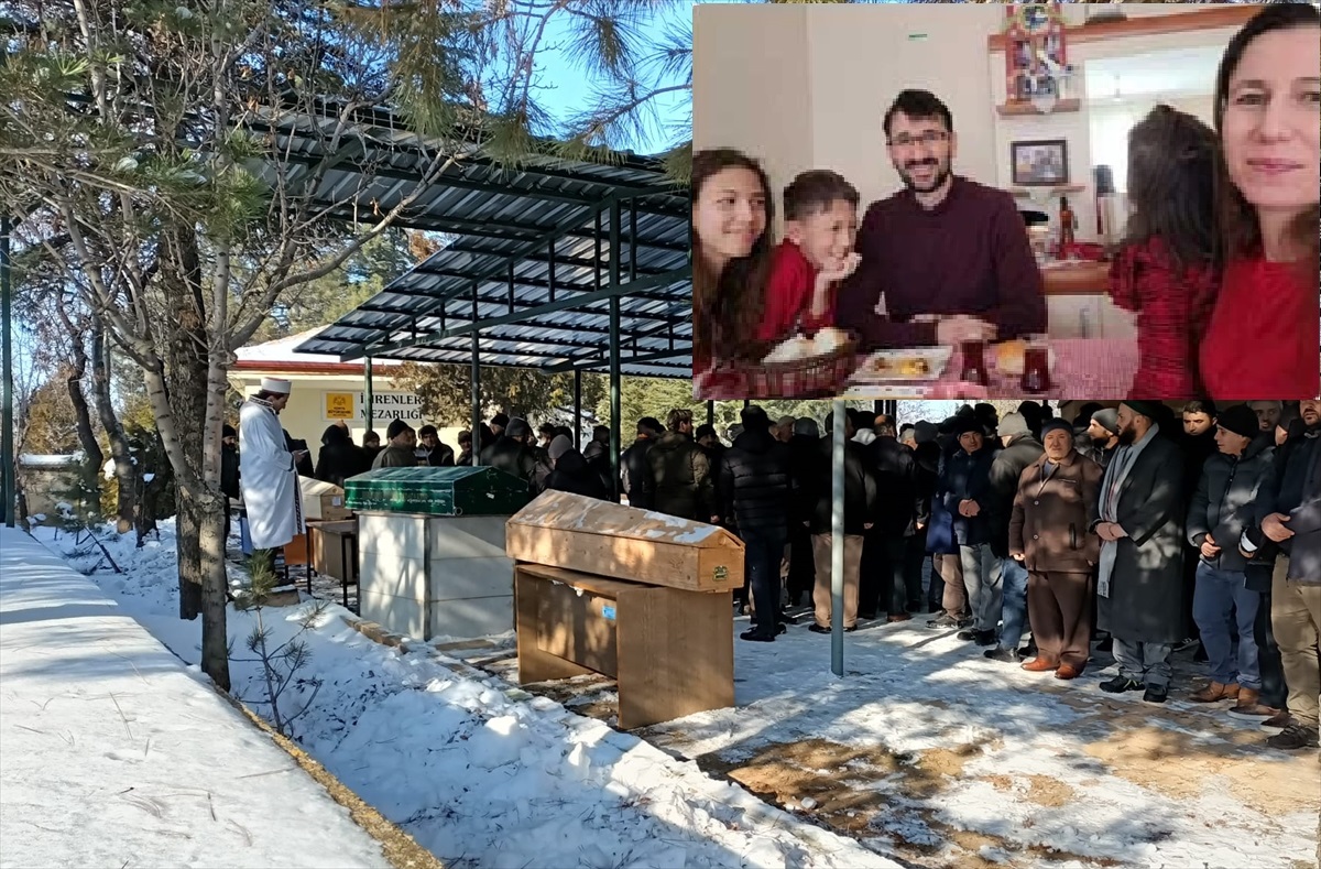 Depremde hayatını kaybeden  Savcı  ve Ailesi Hüyük'te  toprağa  verildi