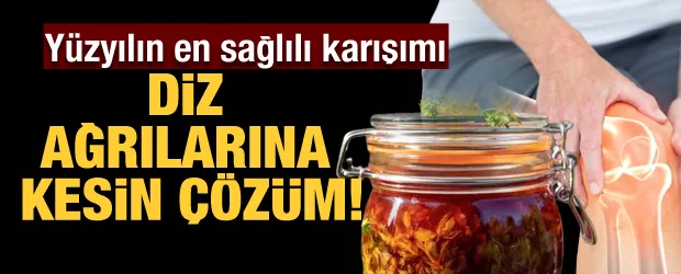 Diz ağrılarını bitiren doğal karışım! Sarı kantaron, dağ kekiği ve zeytinyağı