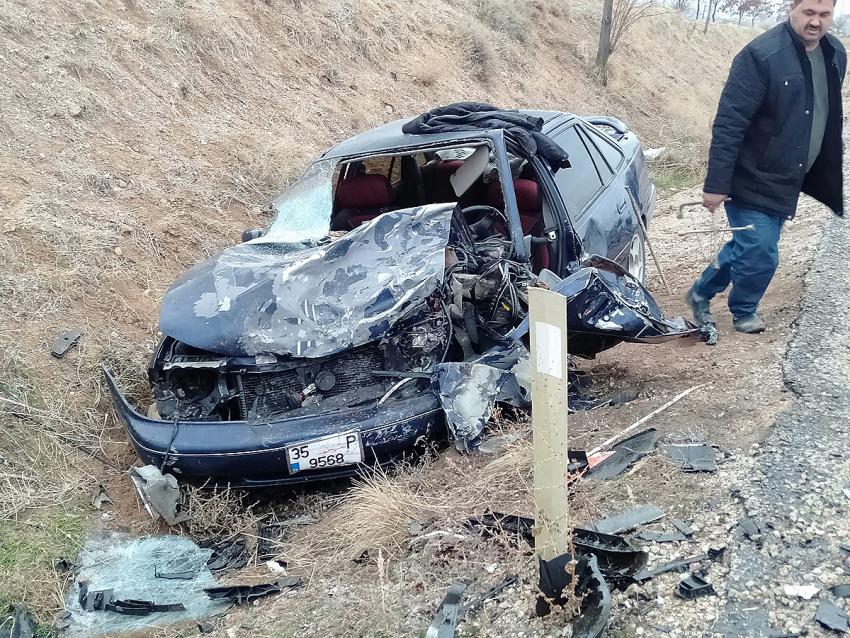 DÜNKÜ KAZADA  YARALANAN  SÜRÜCÜ HAYATINI KAYBETTİ