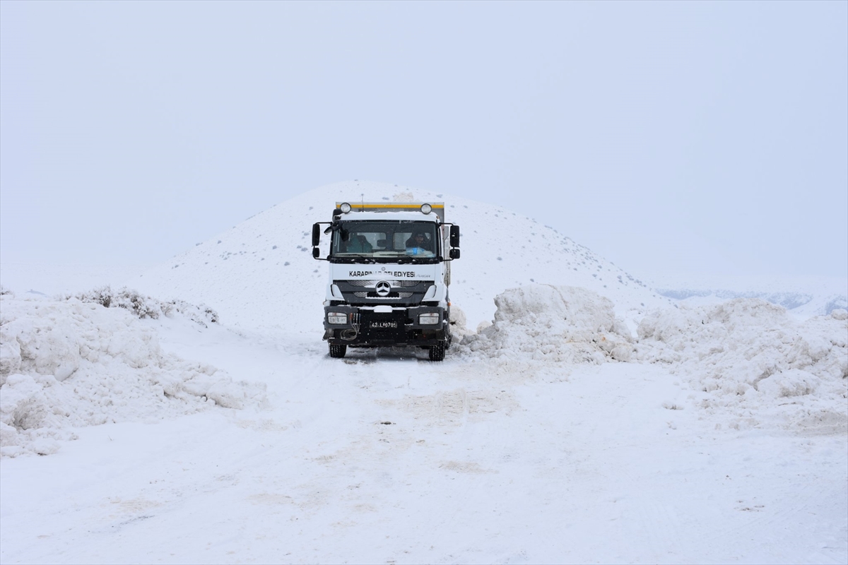 Dünyanın nazar boncuğu Meke Gölü "taşıma kar" ile yeniden hayat bulacak
