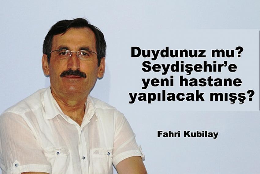 Duydunuz mu?  Seydişehir’e yeni hastane yapılacak mışş?