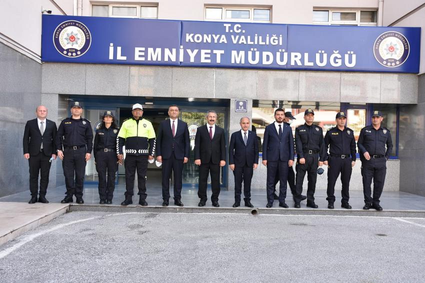 EMNİYET GENEL MÜDÜRÜ MEHMET AKTAŞ KONYA’DA 