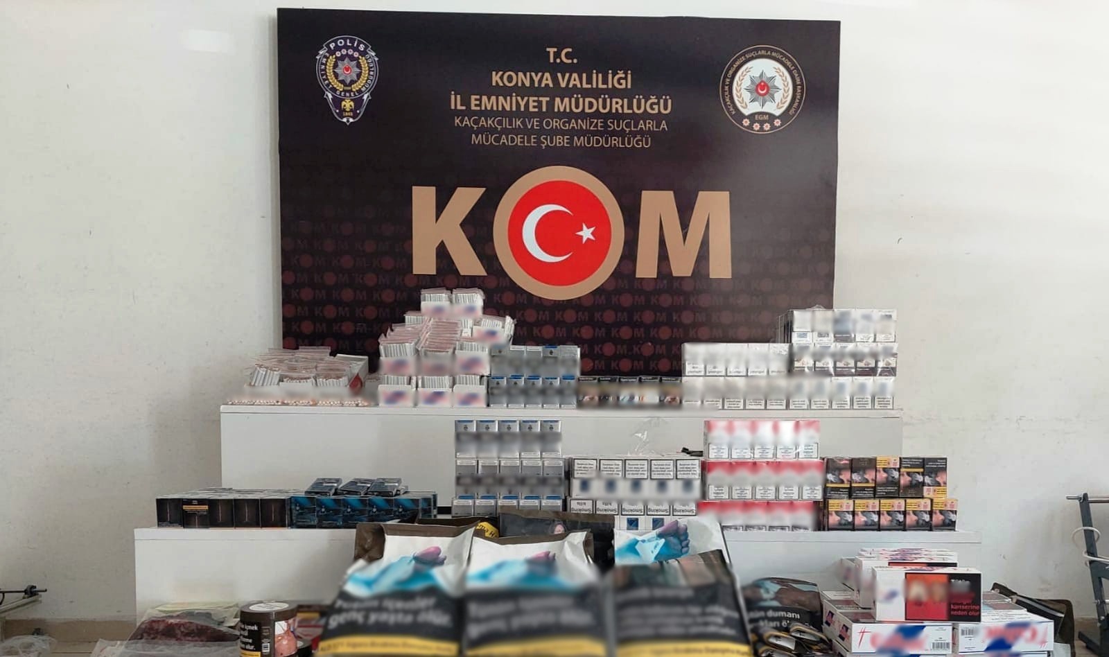 EMNİYET KAÇAKÇILIK OPERASYONLARINI SÜRDÜRÜYOR