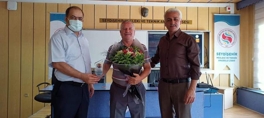 ENDÜSTRİ MESLEK LİSESİ ÖĞRETMENİ MESUT MERAKLI EMEKLİ OLDU