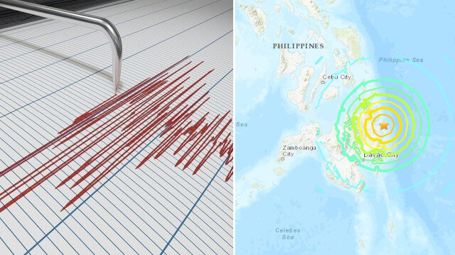 Filipinler'de şiddetli deprem! Tsunami uyarısı yapıldı
