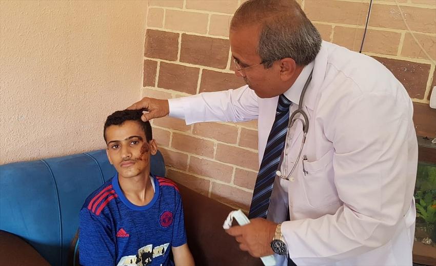 Filistinli gençlerin cesareti Türkmen doktorları duygulandırdı