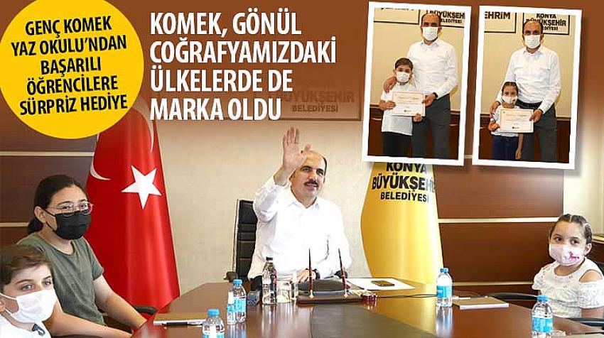Genç KOMEK Yaz Okulu’ndan Başarılı Öğrencilere Sürpriz Hediye