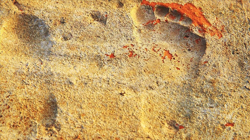 Gladyatörler kenti'ndeki kazılarda 1900 yıllık çocuk ayak izlerine rastlandı