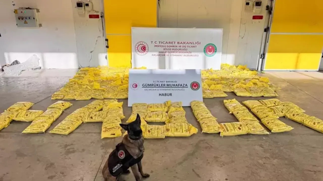 Habur Gümrük Kapısı'nda bir tırda 850 kilogram eroin ele geçirildi