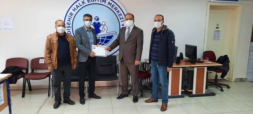 Halk Eğitim  Merkezine  Başarı  Belgesi