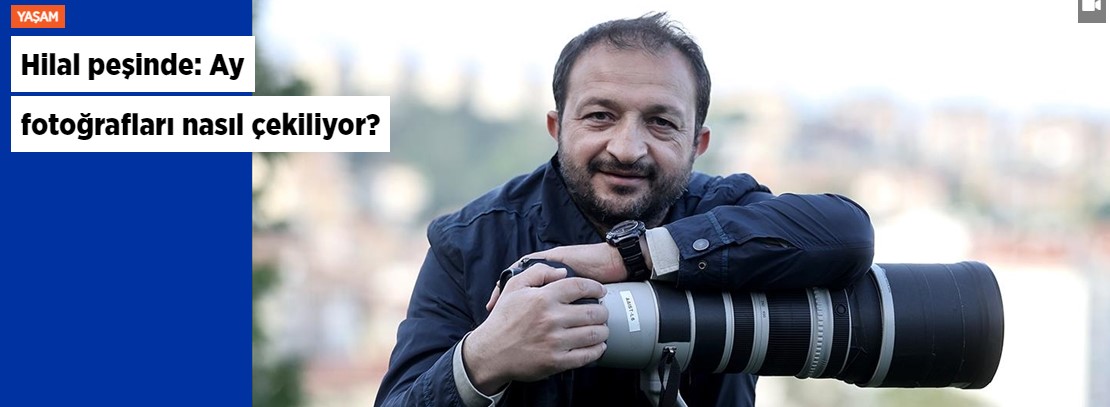 Hilal peşinde: Ay fotoğrafları nasıl çekiliyor?