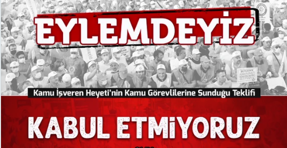 Hükümetin ikinci teklifinden de memnun kalmayan Memur-Sen'den 81 ilde eylem kararı