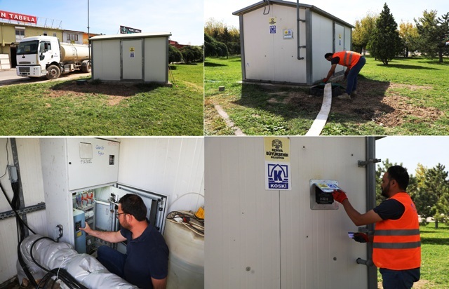 İÇME SUYUNUN AMACI DIŞINDA KULLANILMASINA İNOVATİF ÖNLEM  KONYA BÜYÜKŞEHİR KARTLI TANKER DOLUM SİSTEMİNİ HAYATA GEÇİRDİ