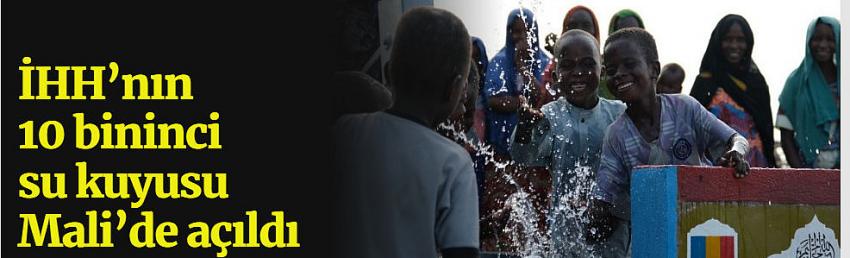 İHH’nın10 bininci su kuyusu Mali’de açıldı
