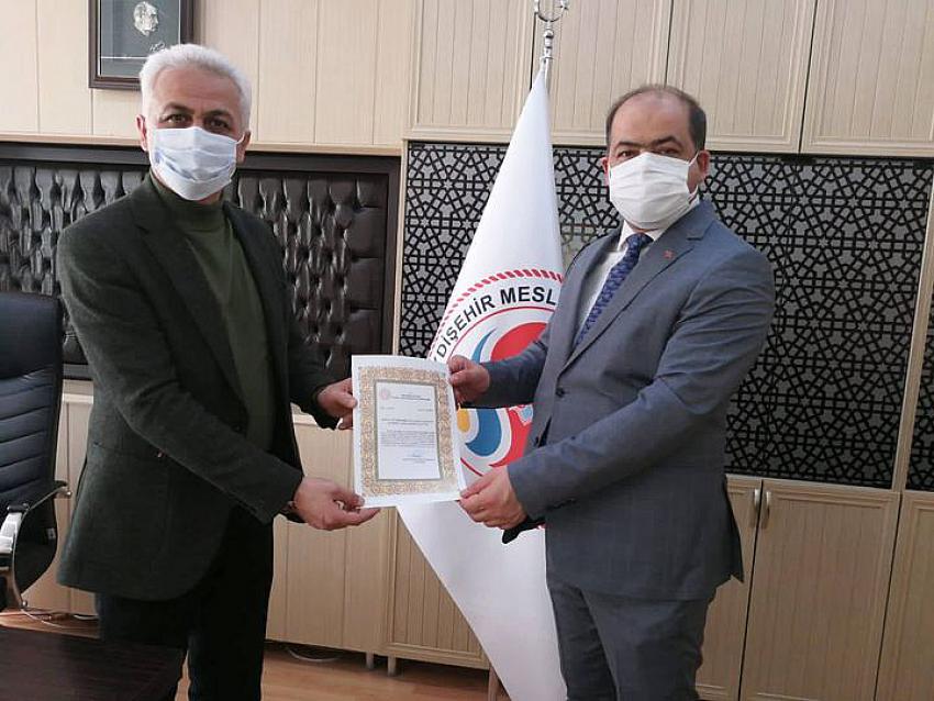 İlçe Milli Eğitimden Meslek liselerine Teşekkür