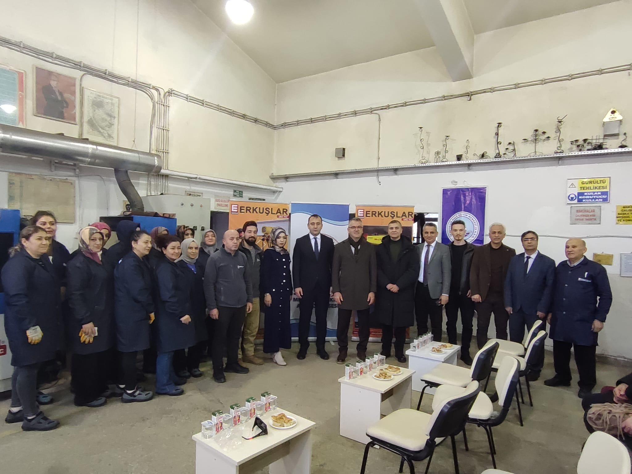 İLÇEMİZ BAYANLARINA GAZALTI KAYNAK KURSU AÇILDI.