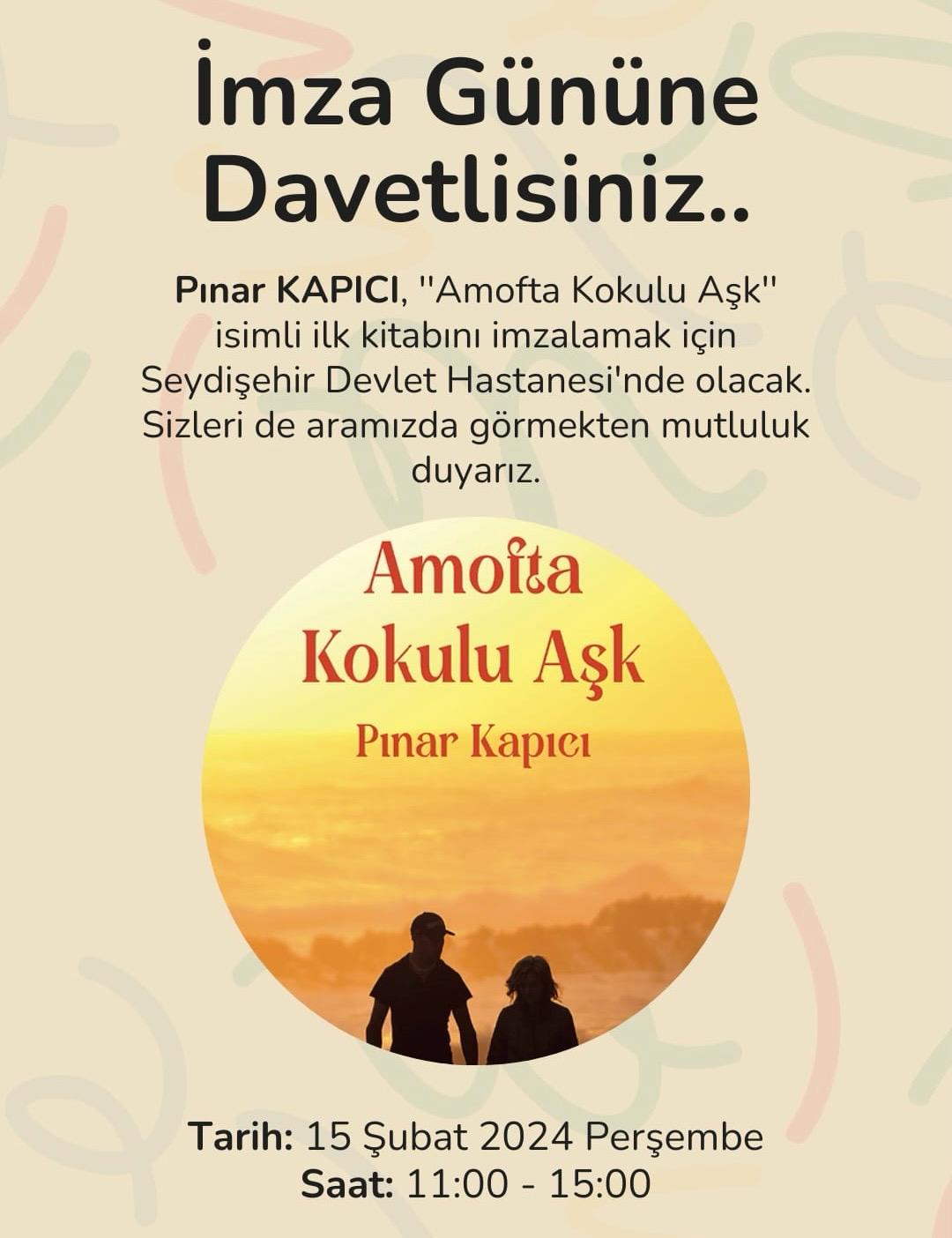 İMZA GÜNÜNE  DAVET