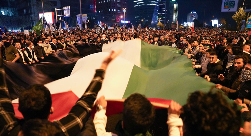 İstanbul'daki İsrail protestosunda 1 can kaybı, 5 gözaltı