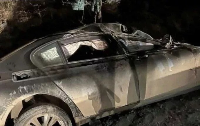 İşte Binali Yıldırım’ın kaza yaptığı arabanın görüntüsü