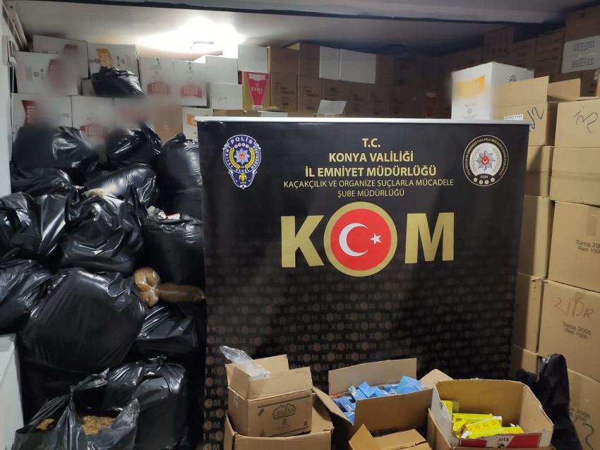 KAÇAK SİGARA OPERASYONU: 9 GÖZALTI
