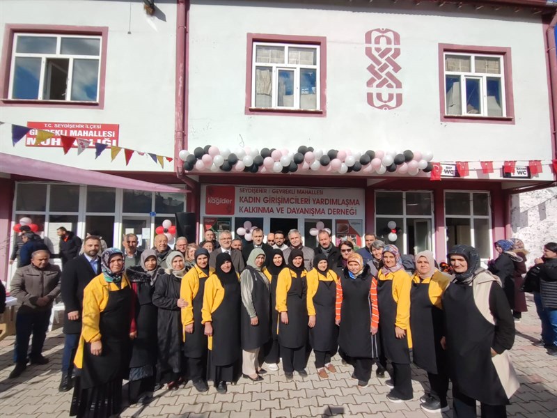 Kadın Girişimcileri Yardımlaşma Kalkınma ve Dayanışma Derneği açılışı yapıldı.