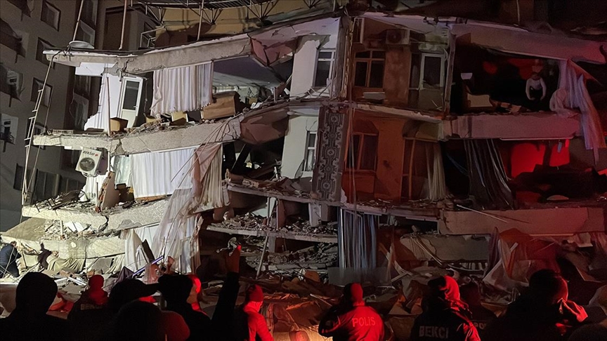 Kahramanmaraş' Merkezli   7,4 büyüklüğünde deprem  9 ilimizi salladı.