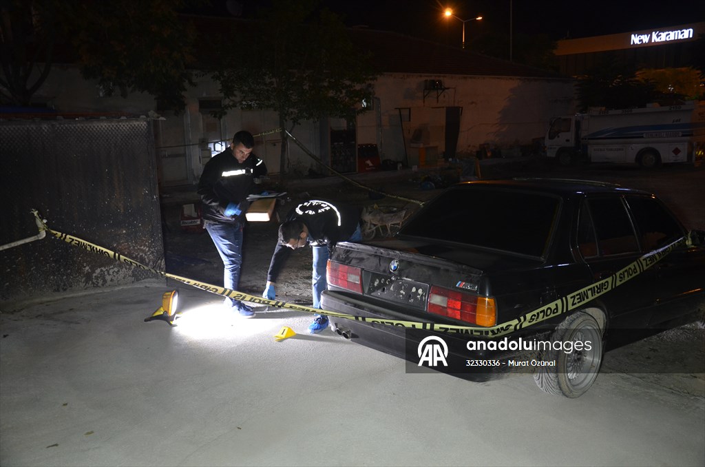 Karaman'da silahlı saldırıda bir kişi ağır yaralandı