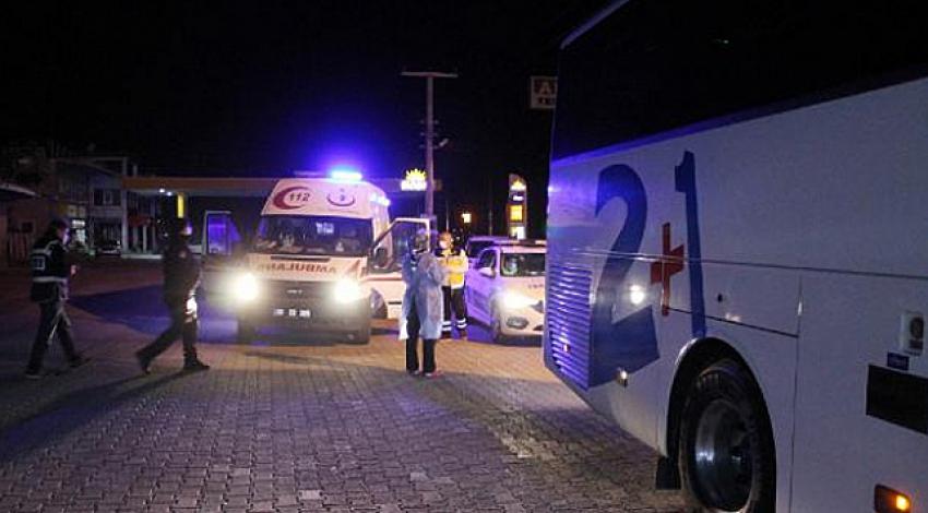 Karantinada olması gereken otobüs şoförü direksiyonda yakalandı