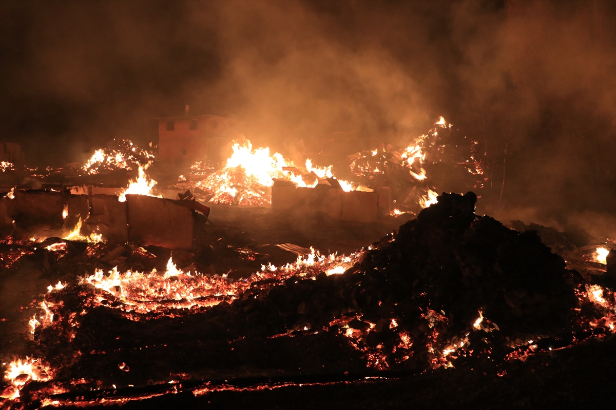 Kastamonu'da 43 köy evini etkileyen yangın kontrol altına alındı