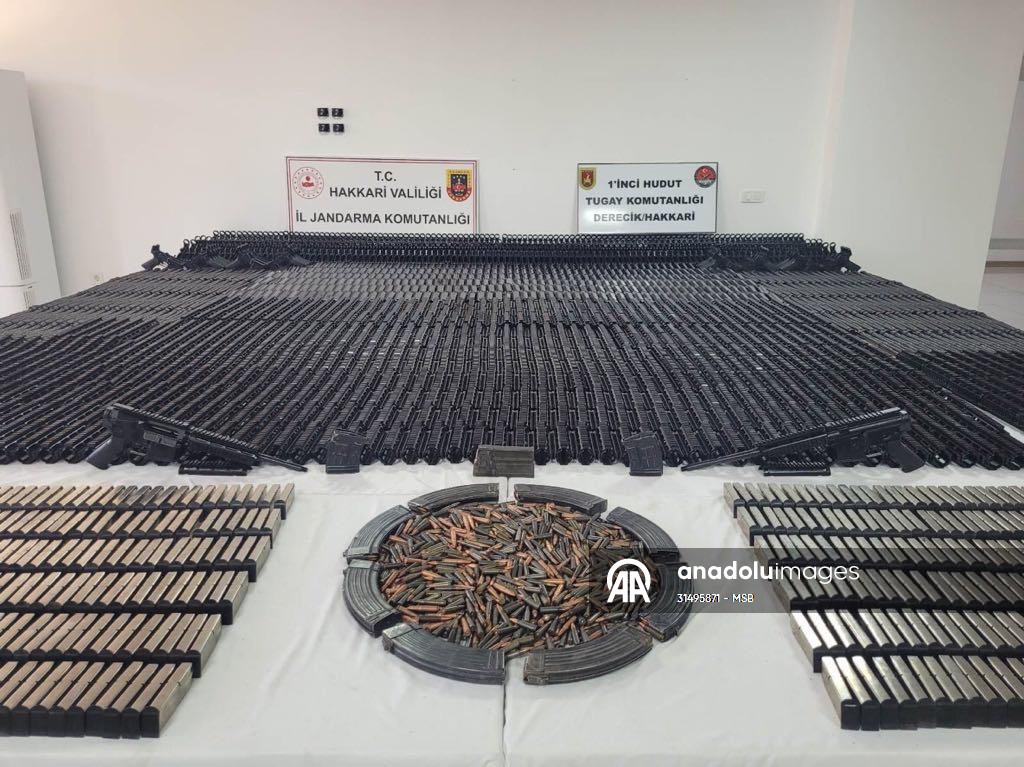 Katır üzerinde Irak'a silah parçası ve mühimmat geçirmeye çalışan 10 kişi yakalandı